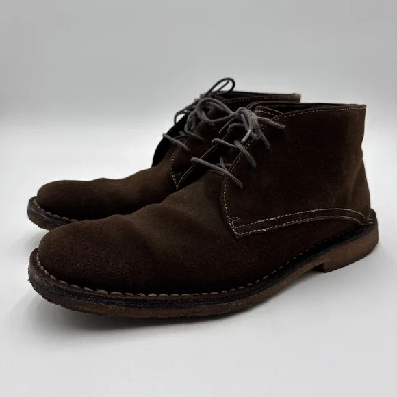 Johnston & Murphy Men’s Sheepskin Chukka’s size 9m Johnston & Murphy Holden Chukka Boot Black Sheepskin Men 9  main image 2